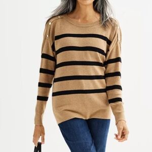 Croft & Barrow Tan Sweater